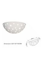 Applique in Gesso Attacco R7S 32x13,5x16 cm Mod.009 - immagine 2