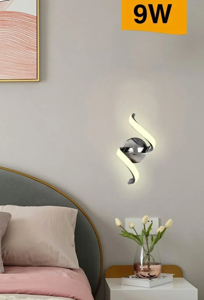 Applique LED 3 Modalità di Colore 14,5x20,5 cm 9W Mod.098