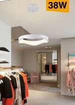Lampadario LED Luce Variabile Diam. 50 cm 38W Mod.087