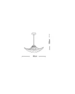 Lampadario Attacco E27 Diam. 63 cm Mod.078 - immagine 2