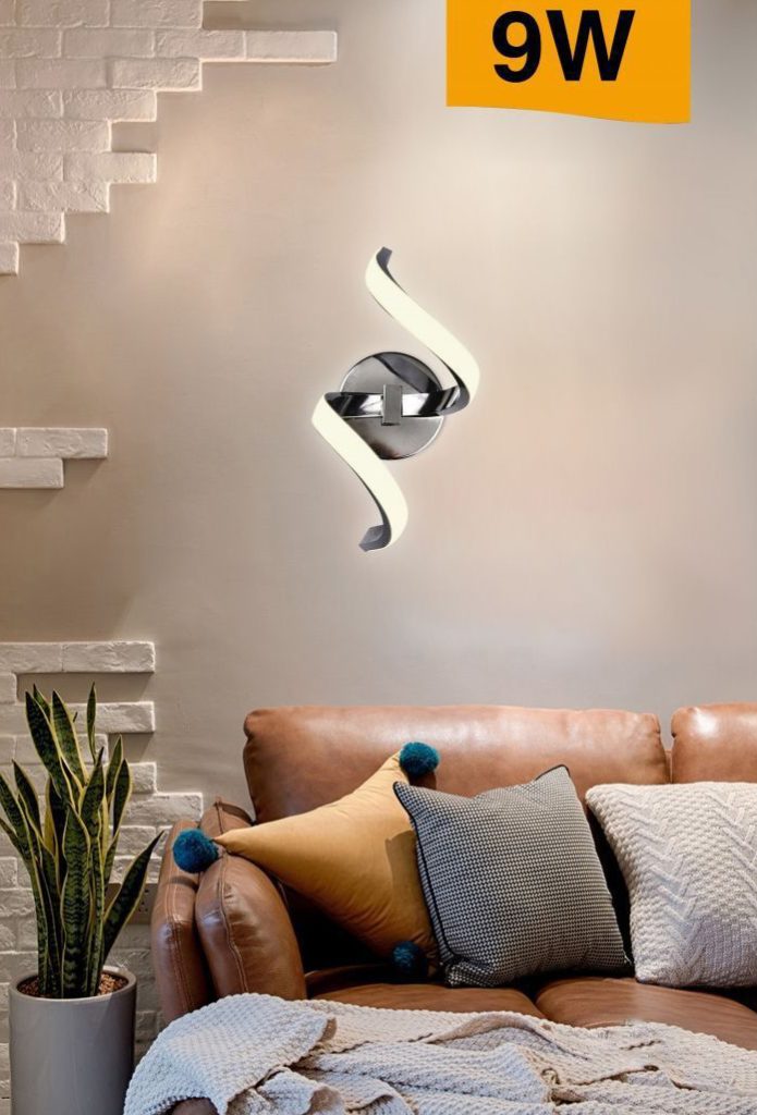 Applique LED 3 Modalità di Luce 14,5x20,5 cm 9W Mod.099