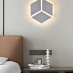 Applique LED 3 Tonalità di Luce 21x23,5 cm 12W Mod.067