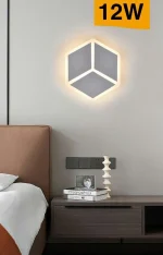 Applique LED 3 Tonalità di Luce 21x23,5 cm 12W Mod.067