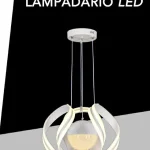 Lampadario LED Luce Variabile 44x34 cm 78W Mod.099