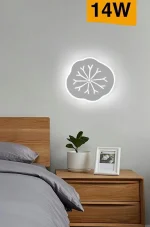 Applique LED 3 Tonalità di Luce 24x22 cm 14W Mod.066