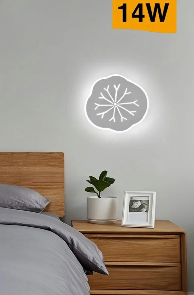 Applique LED 3 Tonalità di Luce 24x22 cm 14W Mod.066