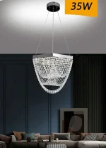 Lampadario LED Luce Fredda 6500K 45 cm 35W Mod.117