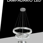 Lampadario LED Tonalità Variabile Diam. 55 cm 46W Mod.124