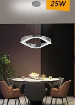 Lampadario LED Luce Fredda 8000K Diam. 50 cm 25W Mod.116