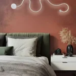 Applique LED Luce Calda 125x34x4 cm 28W Mod.088