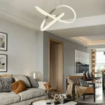 Lampadario LED Luce Calda 53x16 cm 45W Mod.048