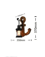 Applique Attacco E27 35x37 cm Mod.057 - immagine 3