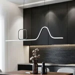 Lampadario LED Luce Fredda 110x10,7 cm 46W Mod.047