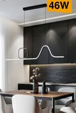Lampadario LED Luce Fredda 110x10,7 cm 46W Mod.047