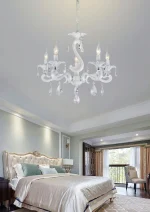 Lampadario 5 Attacchi E14 60x60 cm Mod.130 - immagine 2