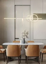 Lampadario LED Tonalità a Scelta 109x50 cm 48W Mod.072