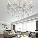 Lampadario 6 Attacchi E14 68x68 cm Mod.127
