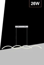 Lampadario LED Luce Variabile 92 cm 26W Mod.098