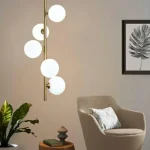 Lampadario con 5 Attacchi G9 24x78 cm Mod.108