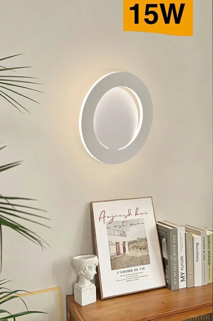 Applique LED 3 Tonalità di Luce 23x23 cm 15W Mod.068