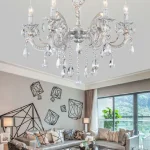 Lampadario 4 Attacchi E14 66x62 cm Mod.126