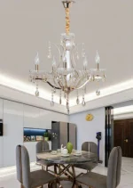 Lampadario 5 Attacchi E14 50x50 cm Mod.137