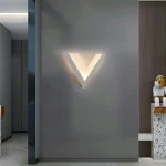 Applique LED 3 Modalità di Colore 28,5x21,5 cm 9W Mod.083