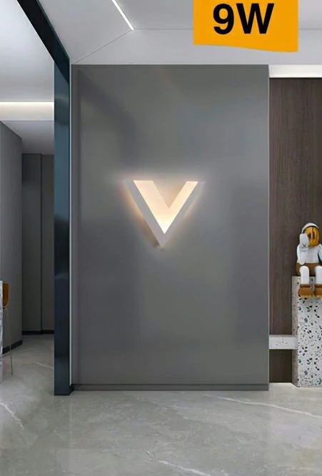 Applique LED 3 Modalità di Colore 28,5x21,5 cm 9W Mod.083