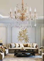 Lampadario 6 Attacchi E14 65x65 cm Mod.132 - immagine 2
