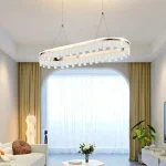 Lampadario LED Tonalità Variabile 80x30 cm 50W Mod.121