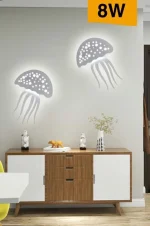 Applique LED 3 Modalità di Colore 21x30 cm 8W Mod.080