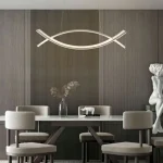 Lampadario LED Luce Naturale 75x16 cm 42W Mod.049