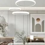 Lampadario LED Tonalità 3000K, 4000K o 6500K Ø 38/63 cm 60W Mod.066