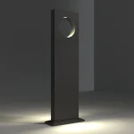 Lampada LED da Giardino 12W Nera 50x17x7 cm Mod. ES60-NCNF - immagine 2