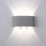 Applique LED Luce Variabile 16,9x8x4 cm 16W Mod.ES68-BG3C - immagine 3