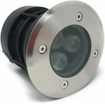 Segnapassi da Esterno ad Incasso 3W Diam. 9 cm Mod. ES08-3CN - immagine 2