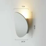 Applique LED Luce Calda, Neutra o Fredda 18x18x7 cm 12W Mod.119 - immagine 4