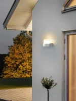 Applique LED da Esterno Luce Calda o Naturale 9,4x8x10,5 cm Grigio Mod.110