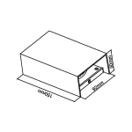 Applique LED da Esterno 3000K 15x9,2x5 cm 10W Mod.128 - immagine 2