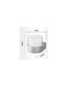 Applique LED da Esterno Luce Calda o Naturale 9,4x8x10,5 cm Grigio Mod.110 - immagine 2