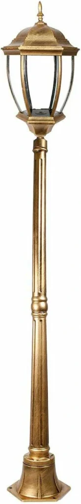 Lampione da Giardino Stile Inglese Attacco E27 178x24 cm Mod. ES35