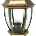 Lampada da Giardino Impermeabile Attacco E27 17,5x48x14 cm Mod. ES45